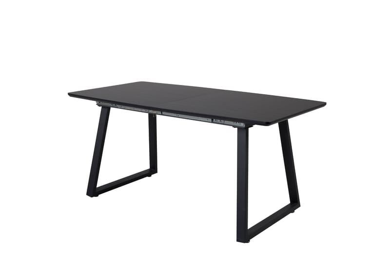 Inca Spisebord 160 cm Forlengningsbart - Sort - Møbler - Bord - Spisebord & kjøkkenbord