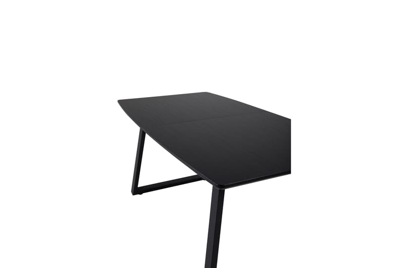 Inca Spisebord 160 cm Forlengningsbart - Sort - Møbler - Bord - Spisebord & kjøkkenbord