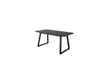 Inca Spisebord 160 cm Forlengningsbart - Sort - Møbler - Bord - Spisebord & kjøkkenbord