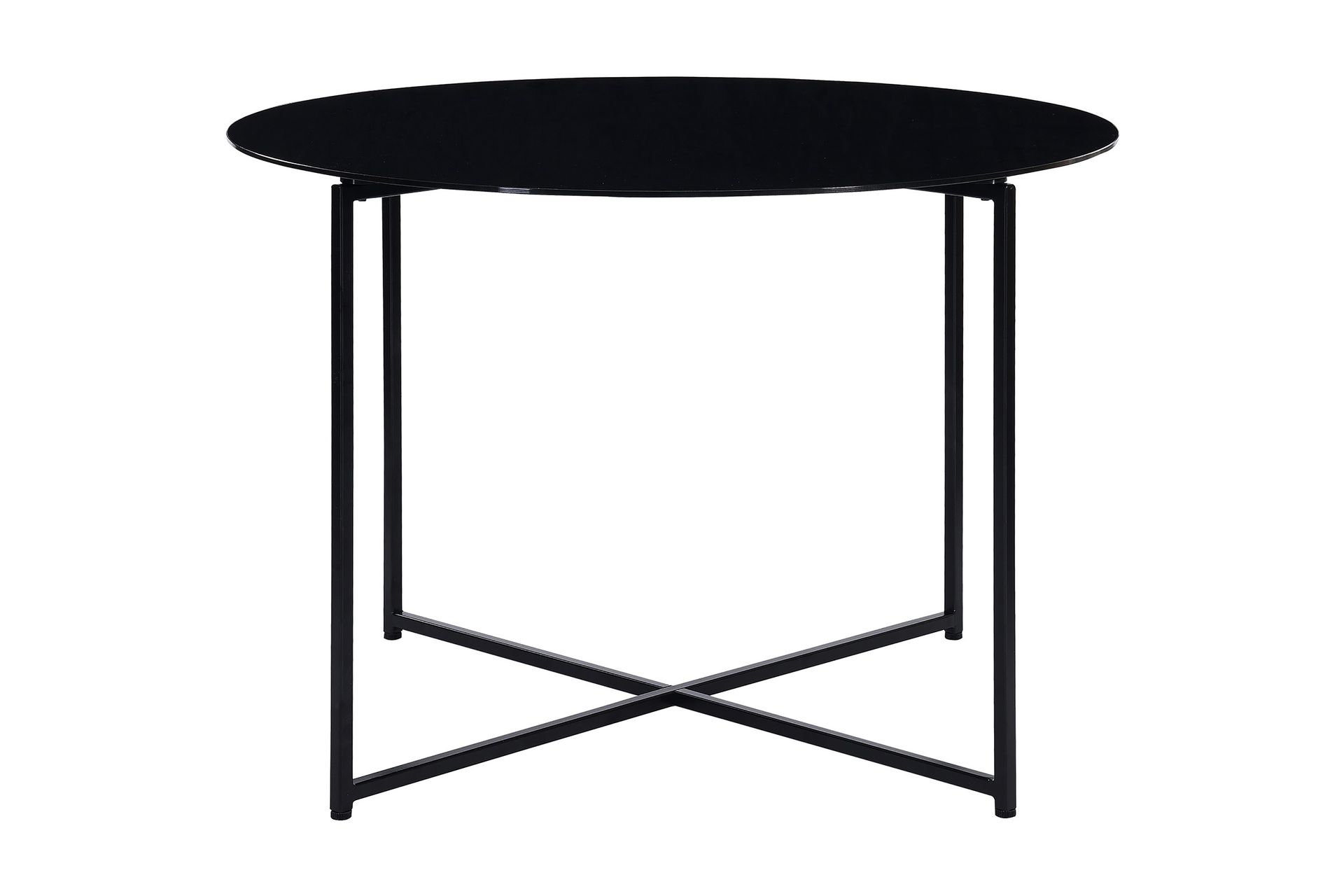 Indy Spisebord 110 cm - Glass/Metall - Møbler - Bord - Spisebord & kjøkkenbord