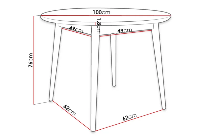Ingram Spisebord - Møbler - Bord - Spisebord & kjøkkenbord