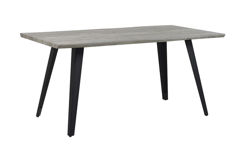 Iossi Spisebord 160 cm - Grå/Svart - Møbler - Bord - Spisebord & kjøkkenbord