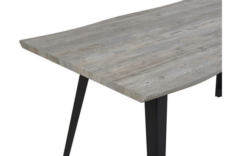 Iossi Spisebord 160 cm - Grå/Svart - Møbler - Bord - Spisebord & kjøkkenbord