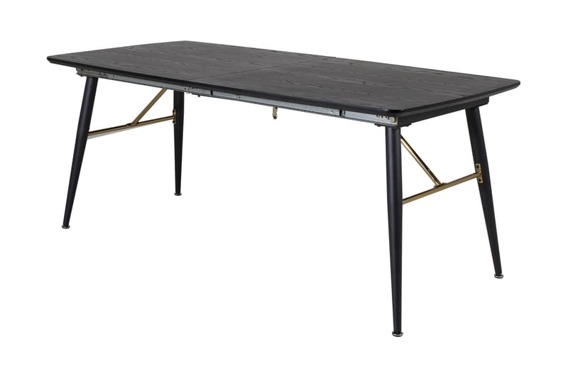 Irunea Spisebord 180 cm Forlengningsbart Svart - Spisebord & kjøkkenbord