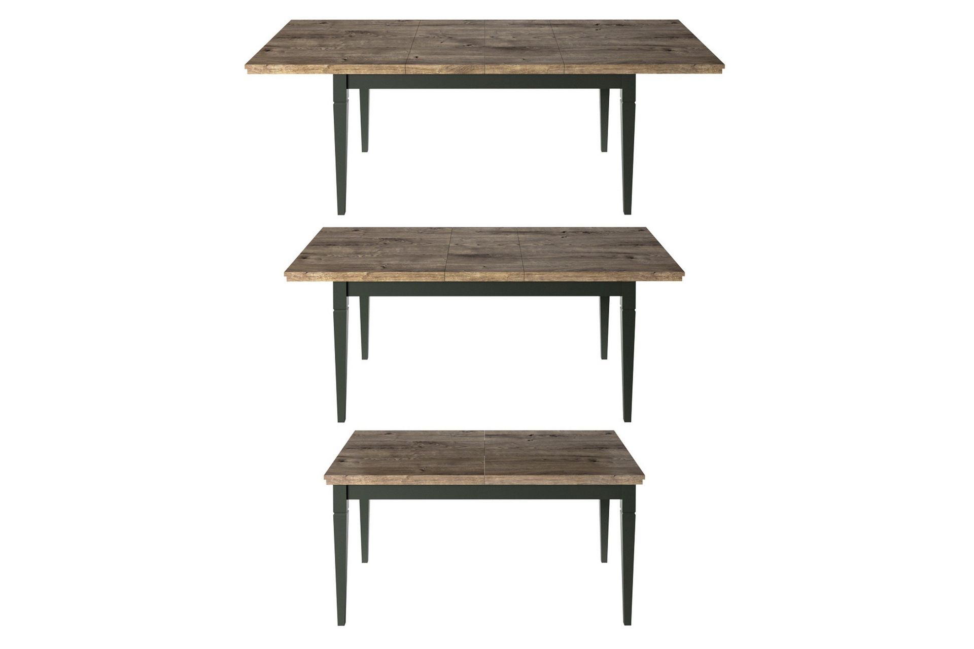 Ivreri Forlengningsbart Spisebord 160 cm - Khaki/Natur