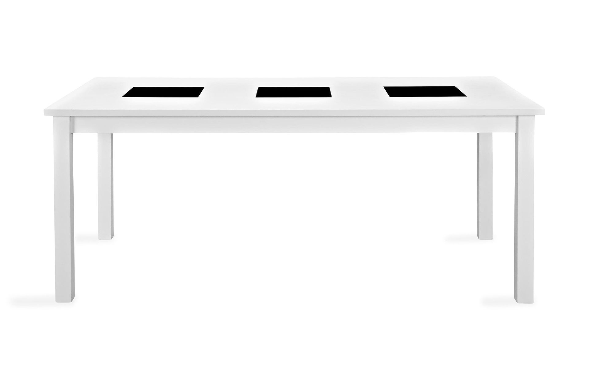 Jasmin Forlengningsbart Spisebord 180 cm - Hvit