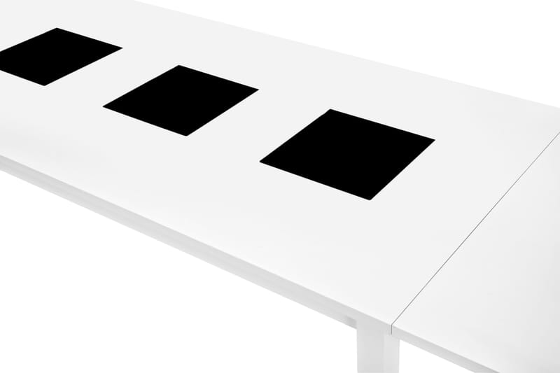 Jasmin Forlengningsbart Spisebord 180 cm - Hvit - Møbler - Bord - Spisebord & kjøkkenbord