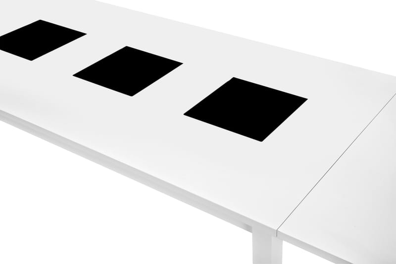 Jasmin Forlengningsbart Spisebord 180 cm - Hvit - Møbler - Bord - Spisebord & kjøkkenbord