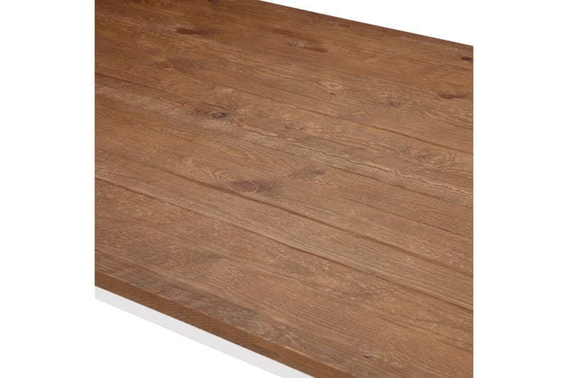 Jasmin Forlengningsbart Spisebord 90 cm - Hvit/Natur - Møbler - Bord - Spisebord & kjøkkenbord