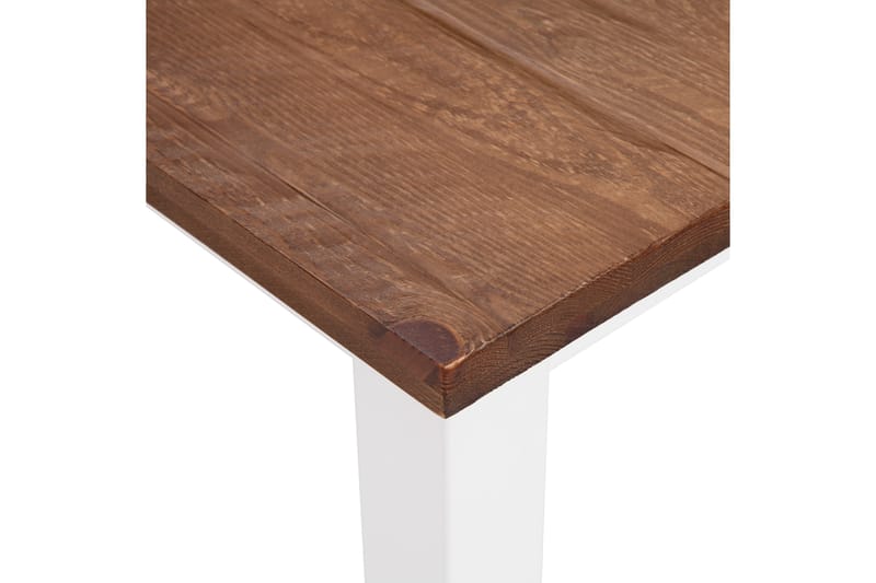 Jasmin Forlengningsbart Spisebord 90 cm - Hvit/Natur - Møbler - Bord - Spisebord & kjøkkenbord