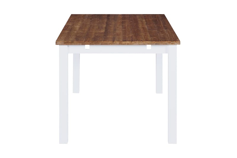 Jasmin Forlengningsbart Spisebord 90 cm - Natur/Hvit - Spisebord & kjøkkenbord