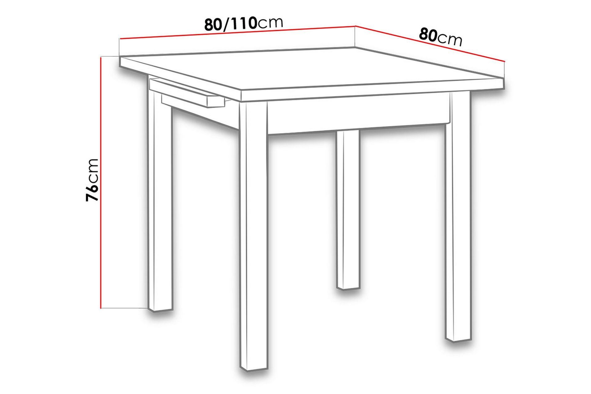 Jeni Spisebord 120 cm - Møbler - Bord - Spisebord & kjøkkenbord