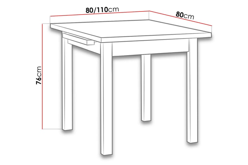 Jeni Spisebord 120 cm - Møbler - Bord - Spisebord & kjøkkenbord