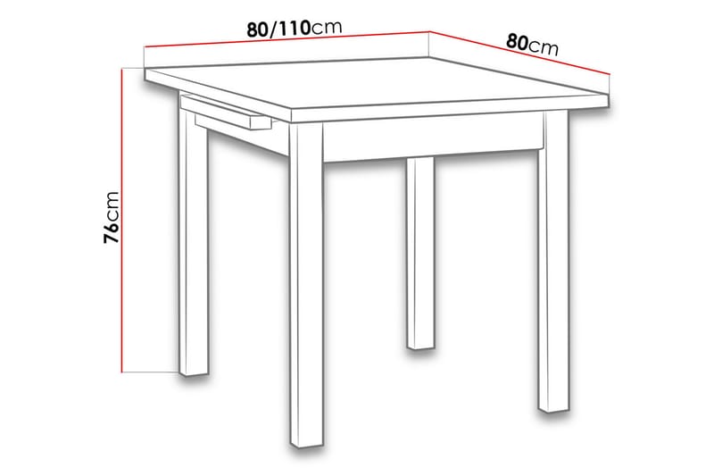 Jeni Spisebord 120 cm - Spisebord & kjøkkenbord