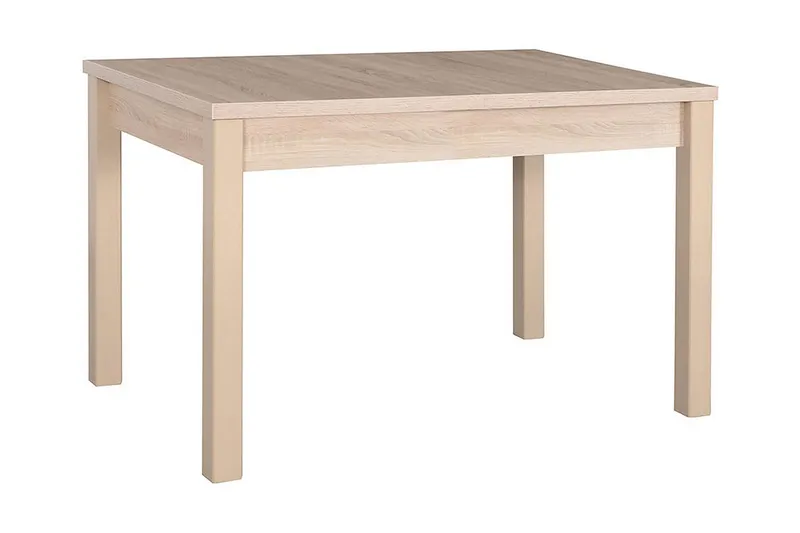 Jeni Uttrekkbart Rektangulært Spisebord 120 cm i Tre med Eketrelook, Beige
