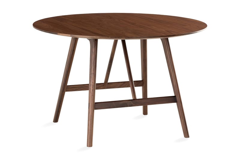 Jerup Spisebord 120 cm  Rundt - Brun - Møbler - Bord - Spisebord & kjøkkenbord