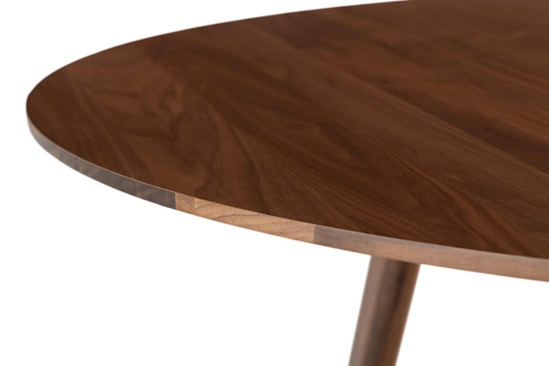 Jerup Spisebord 120 cm  Rundt - Brun - Møbler - Bord - Spisebord & kjøkkenbord