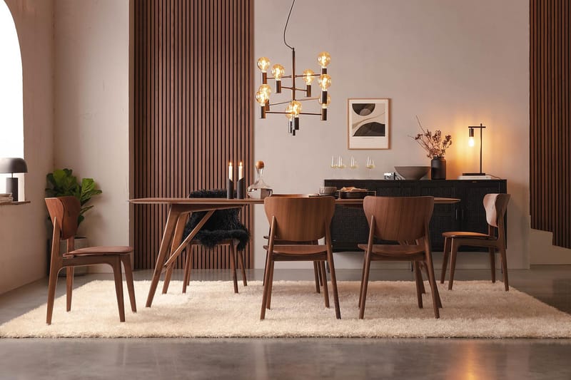 Jerup Spisebord 220 cm - Brun - Møbler - Bord - Spisebord & kjøkkenbord