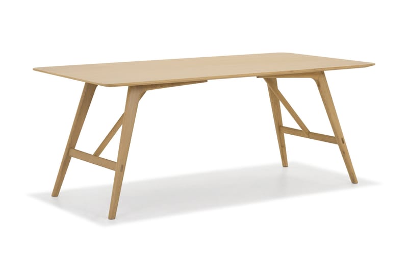Jerup Spisebord - Kjøkkenbord 140 cm Eiketre - Brun - Møbler - Bord - Spisebord & kjøkkenbord