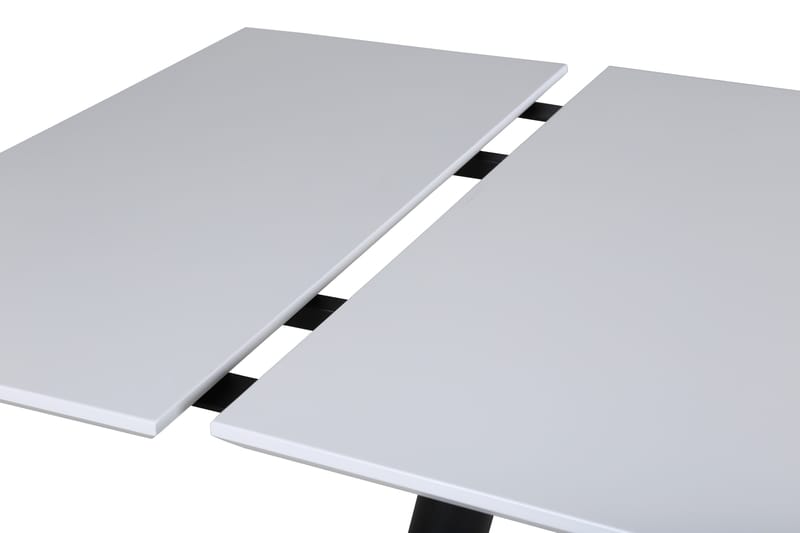 Jimms Forlengningsbart Spisebord 150 cm - Hvit/Svart - Spisebord & kjøkkenbord