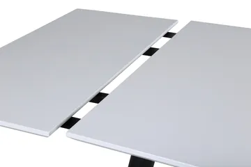 Jimmy Forlengningsbart Spisebord 150 cm - Hvid/Sort - Møbler - Bord - Spisebord & kjøkkenbord