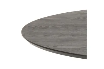 Jora Spisebord 110 cm Rundt - Svart/Matt Svart - Møbler - Bord - Spisebord & kjøkkenbord