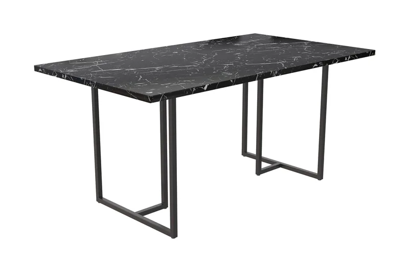 Kaiti Spisebord Marmor - Svart - Møbler - Bord - Spisebord & kjøkkenbord