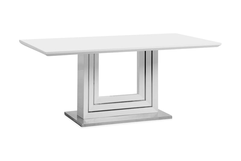 Kalona Spisebord 90 cm - Hvit - Møbler - Bord - Spisebord & kjøkkenbord