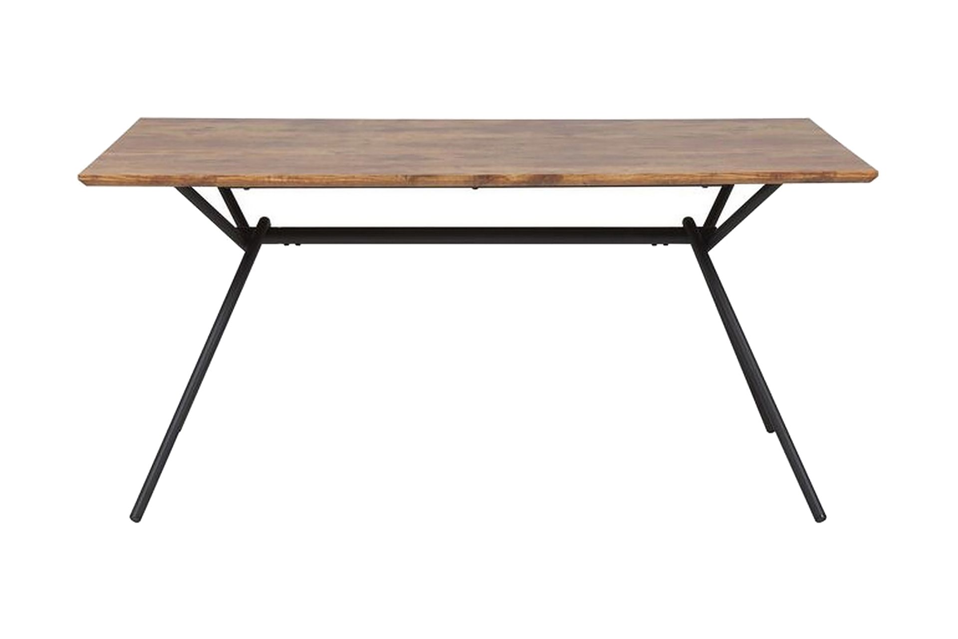 Katham Spisebord 160 cm - Natur / Svart - Møbler - Bord - Spisebord & kjøkkenbord