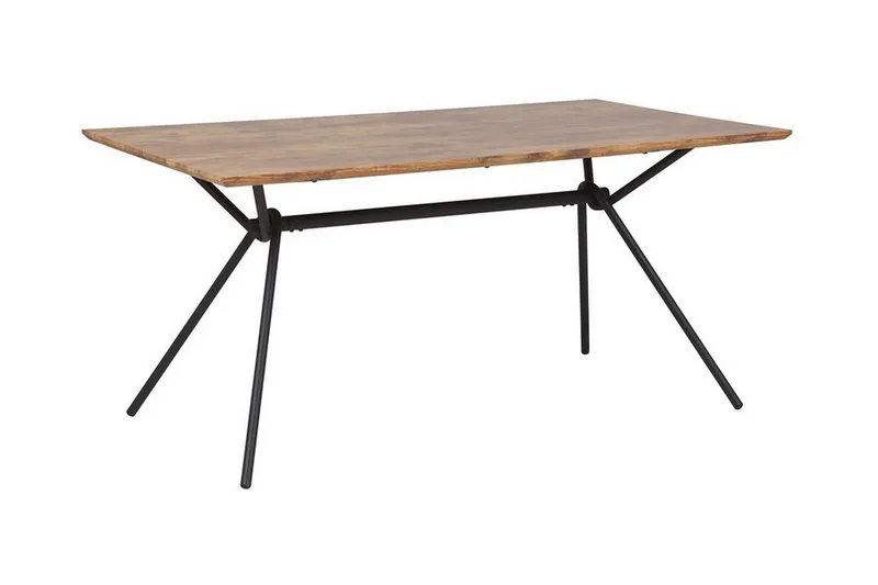 Katham Spisebord 160 cm - Natur / Svart - Møbler - Bord - Spisebord & kjøkkenbord