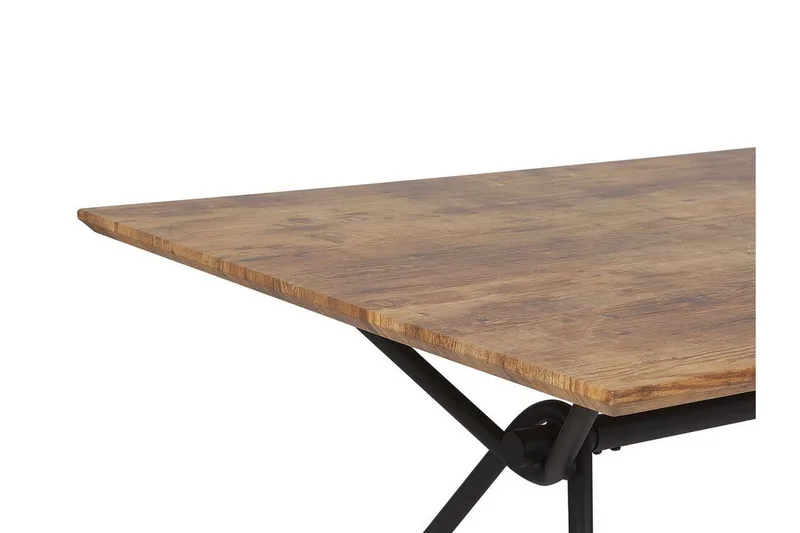 Katham Spisebord 160 cm - Natur / Svart - Møbler - Bord - Spisebord & kjøkkenbord