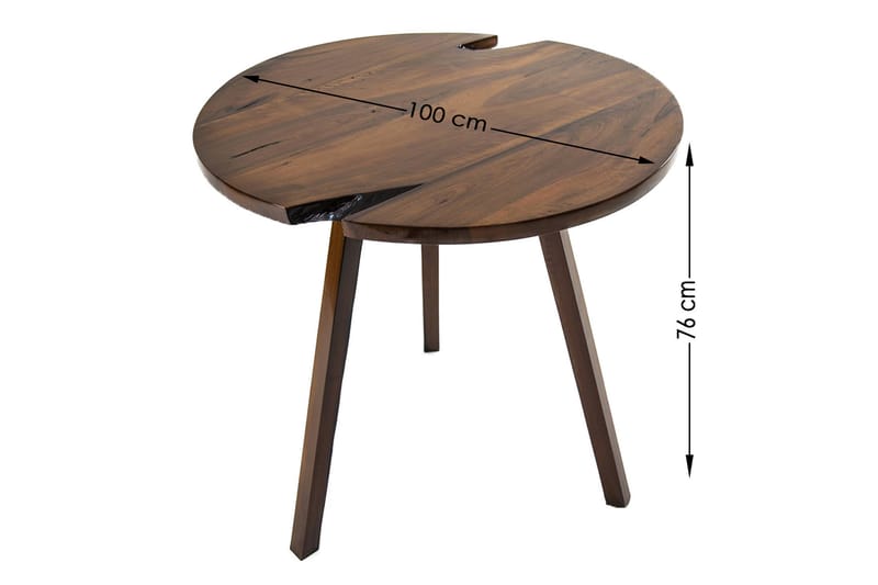 Kavala Spisebord Rundt 80 cm - Spisebord & kjøkkenbord