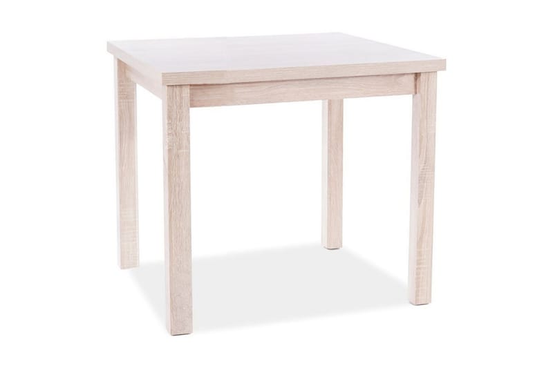 Kedam Spisebord 90 cm - Sonomaeik/Hvitpigmentert - Spisebord & kjøkkenbord
