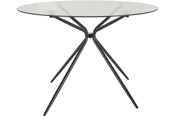 Kingsnorth Spisebord Rundt 110 cm - Svart - Møbler - Bord - Spisebord & kjøkkenbord