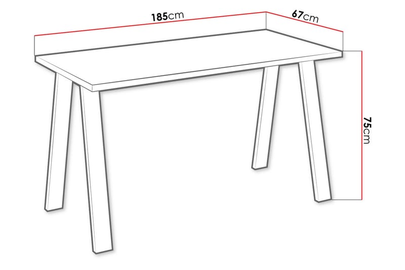 Kleos Spisebord 185 cm - Teak - Møbler - Bord - Spisebord & kjøkkenbord