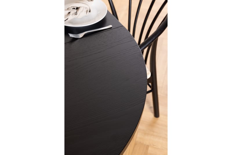 Kolinis Spisebord 120 cm Rund - Sort - Spisebord & kjøkkenbord