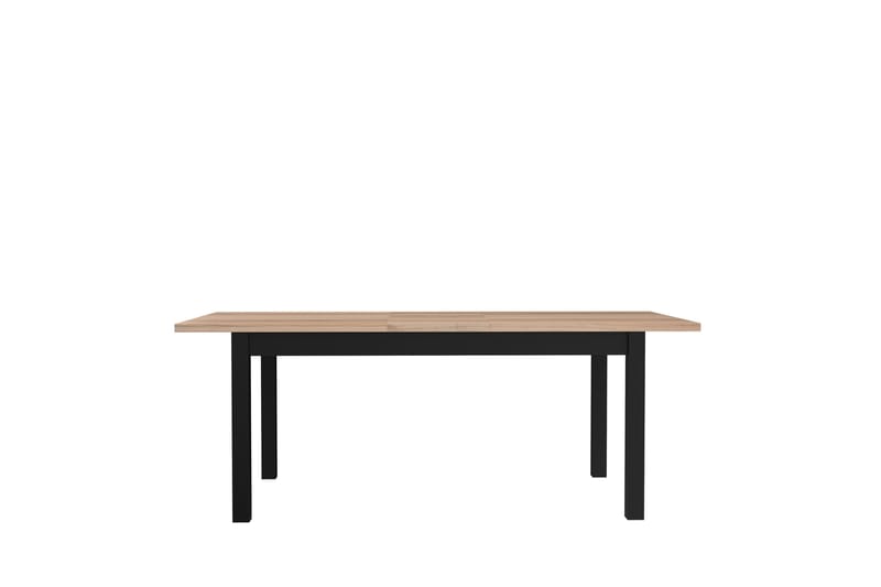 Konitsa Forlengningsbart Spisebord 160 cm - Brun/Svart - Møbler - Bord - Spisebord & kjøkkenbord