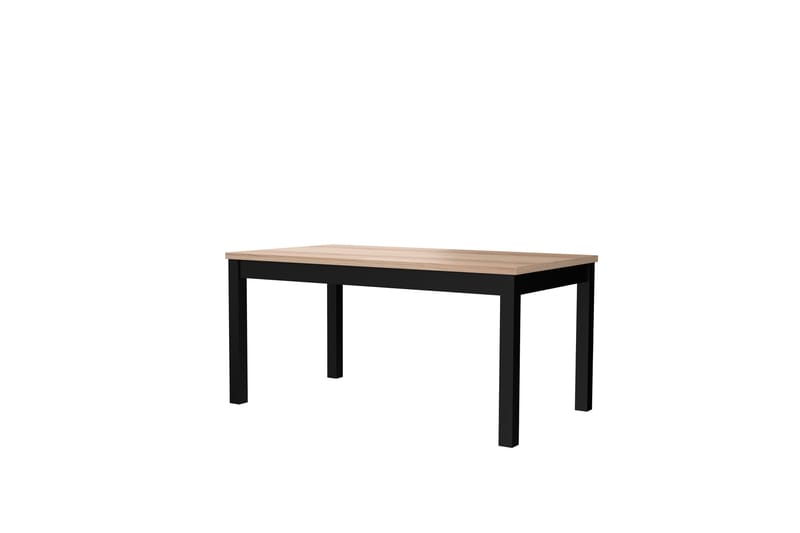 Konitsa Forlengningsbart Spisebord 160 cm - Brun/Svart - Møbler - Bord - Spisebord & kjøkkenbord