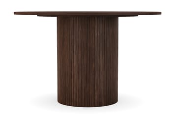 Kopparbo Rundt Spisebord 120 cm for 6 personer - Mørkebrunt / Valnøtt / Tre - Møbler - Bord - Spisebord & kjøkkenbord