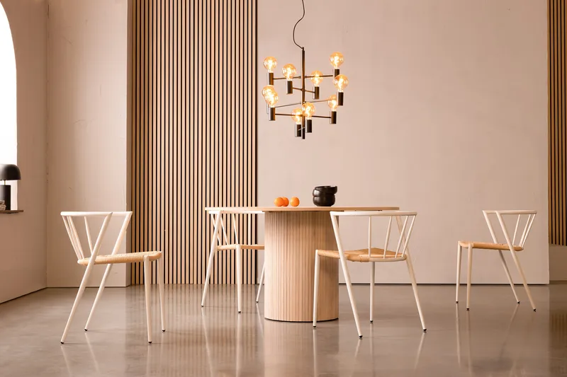 Kopparbo Rundt Spisebord 130 cm - Natur - Møbler - Bord - Spisebord & kjøkkenbord