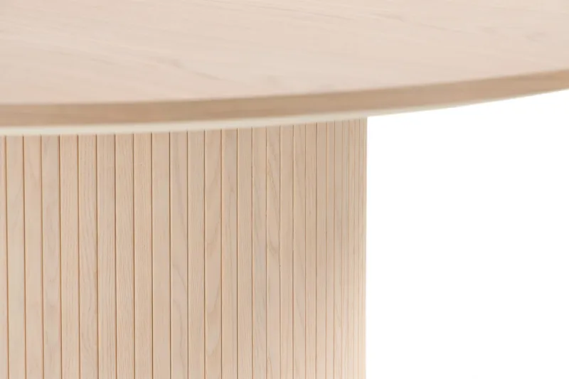 Kopparbo Rundt Spisebord 180 cm - Hvitlasert Eik / Lys / Tre - Møbler - Bord - Spisebord & kjøkkenbord