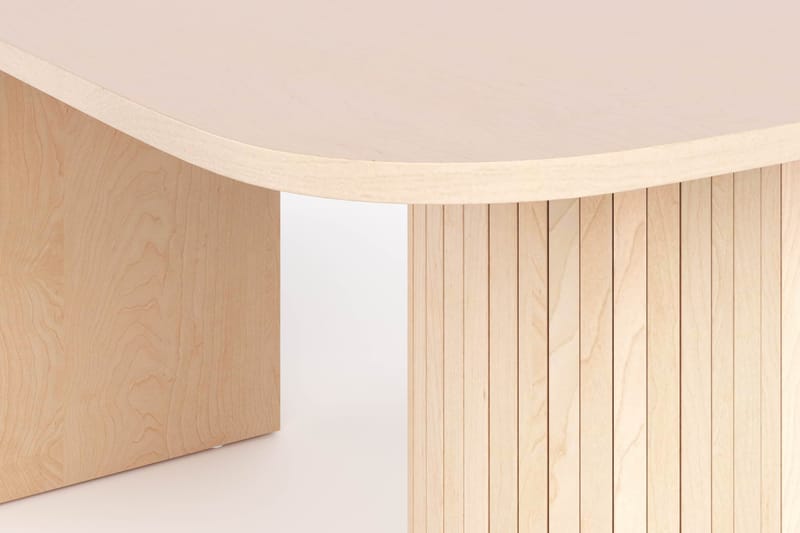 Kopparbo Spisebord 160 cm - Lyst hvitlasert eik - Møbler - Bord - Spisebord & kjøkkenbord