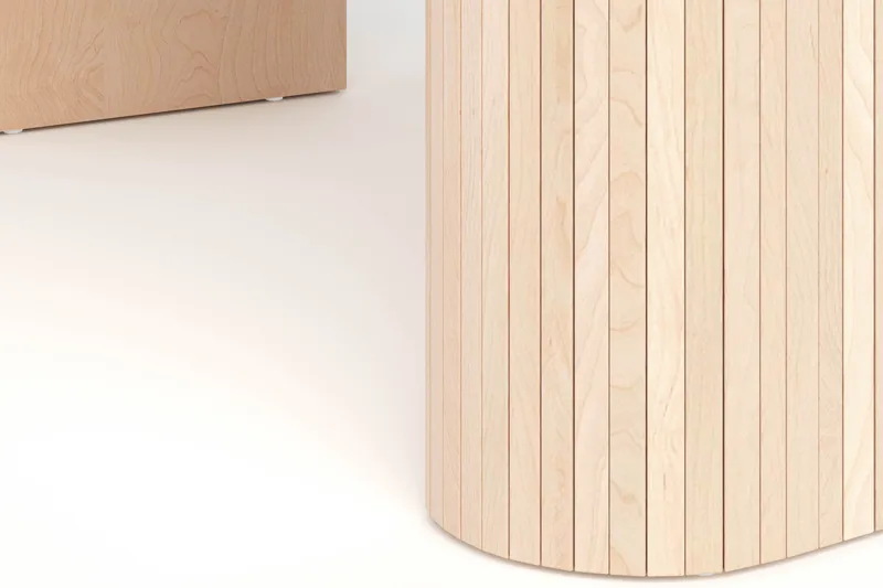 Kopparbo Spisebord 160 cm - Lyst hvitlasert eik - Møbler - Bord - Spisebord & kjøkkenbord