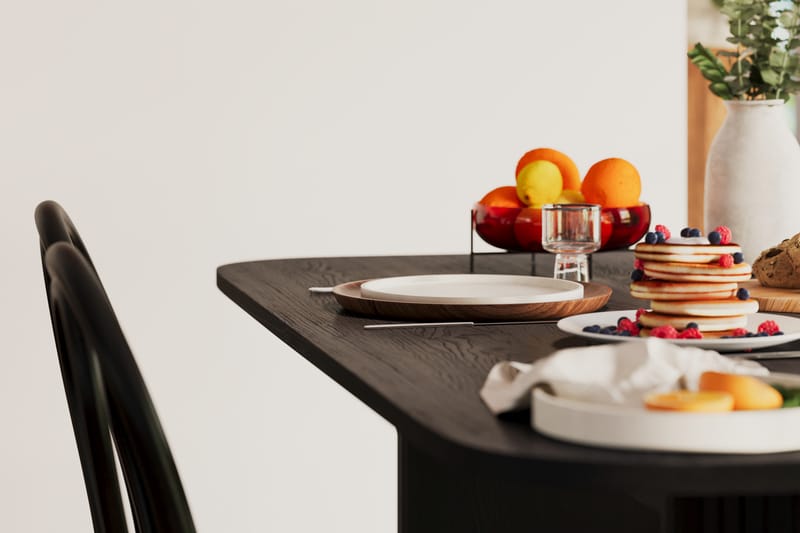 Kopparbo Spisebord 160 cm - Svart tre - Møbler - Bord - Spisebord & kjøkkenbord