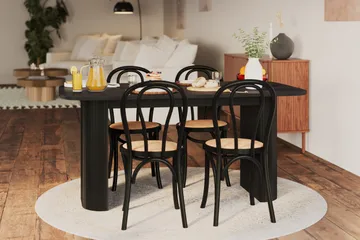 Kopparbo Spisebord 160 cm - Svartbeiset eik - Møbler - Bord - Spisebord & kjøkkenbord