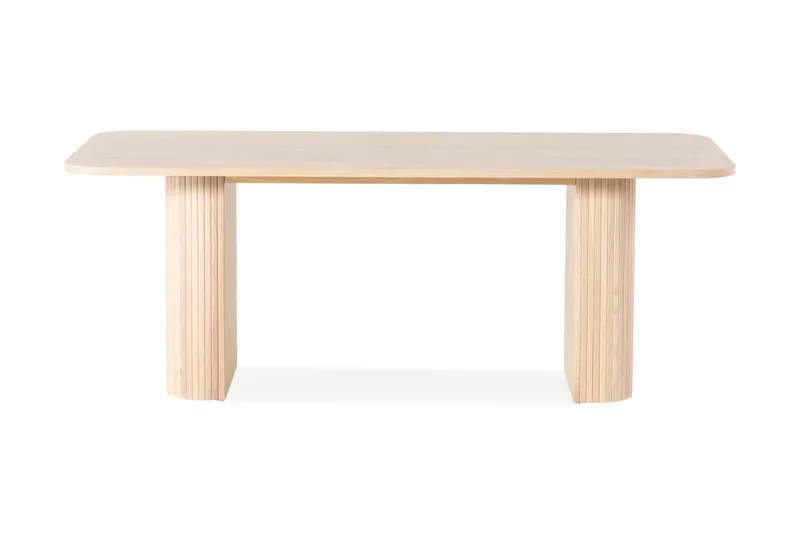 Kopparbo Spisebord 200 cm, Lyst hvitlasert eik