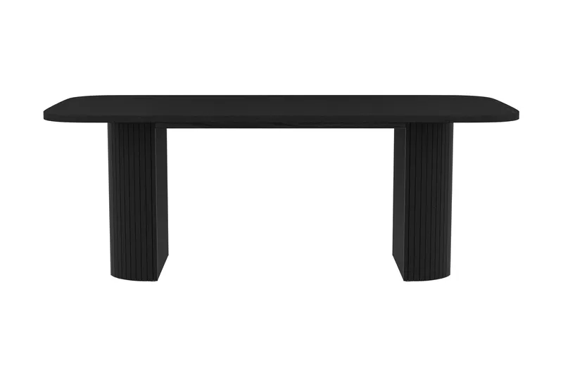 Kopparbo Spisebord 200 cm, Svart tre