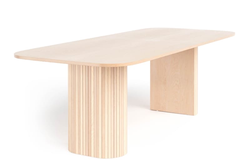 Kopparbo Spisebord 240 cm - Lyst hvitlasert eik - Møbler - Bord - Spisebord & kjøkkenbord