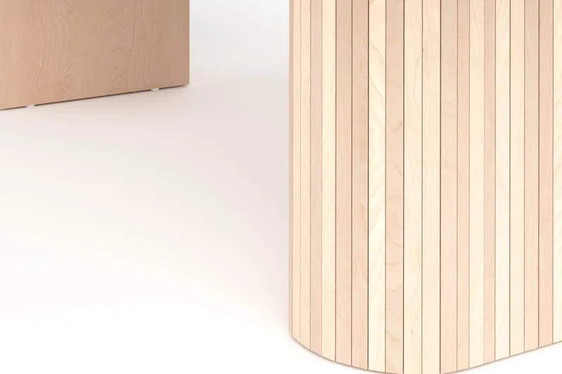 Kopparbo Spisebord 240 cm - Lyst hvitlasert eik - Møbler - Bord - Spisebord & kjøkkenbord