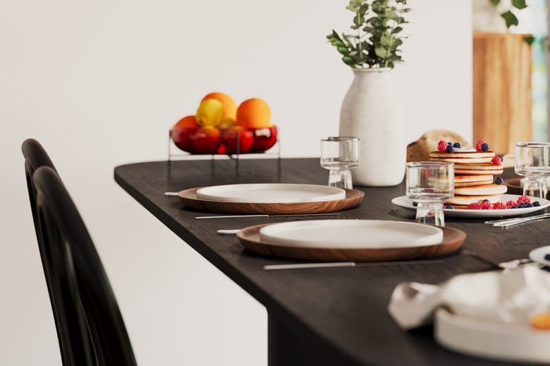 Kopparbo Spisebord 240 cm - Svart tre - Møbler - Bord - Spisebord & kjøkkenbord